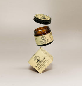 Bonsai Health balm patch test area on forearm for skin compatibility