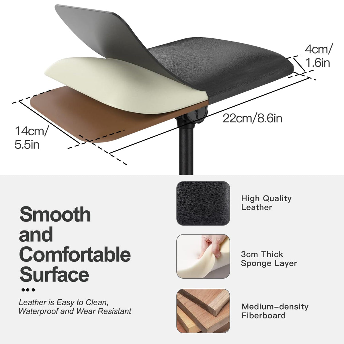 Bontop tattoo arm rest stand folded compact demonstrates portable setup for mobile studios.