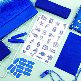 Bonuci blue bandana offers versatile headwear for fans