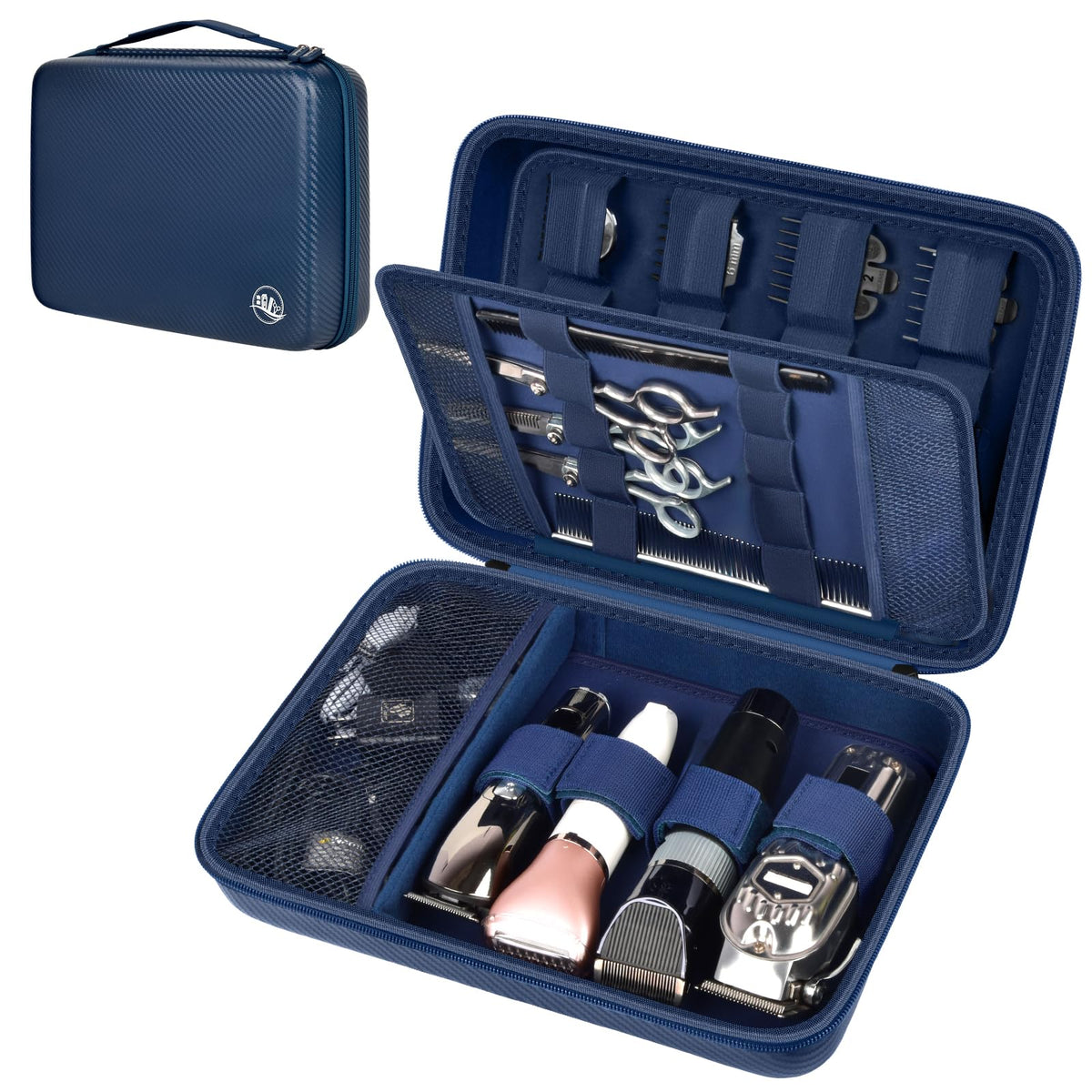 Boobowl hard travel case cover protects clippers on the go