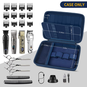 Boobowl universal clippers organizer shows interior compartments
