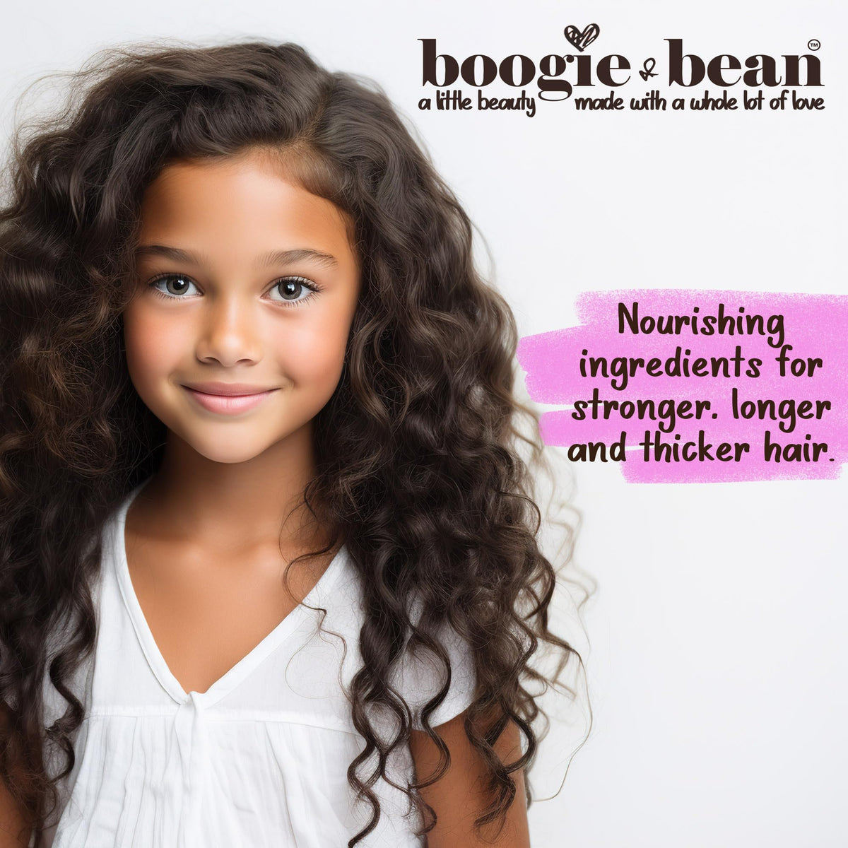 Boogie and Bean Kids Hair Oil infant use showing gentle care
