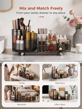 Booklov crystal black finish adds elegant style to any vanity.