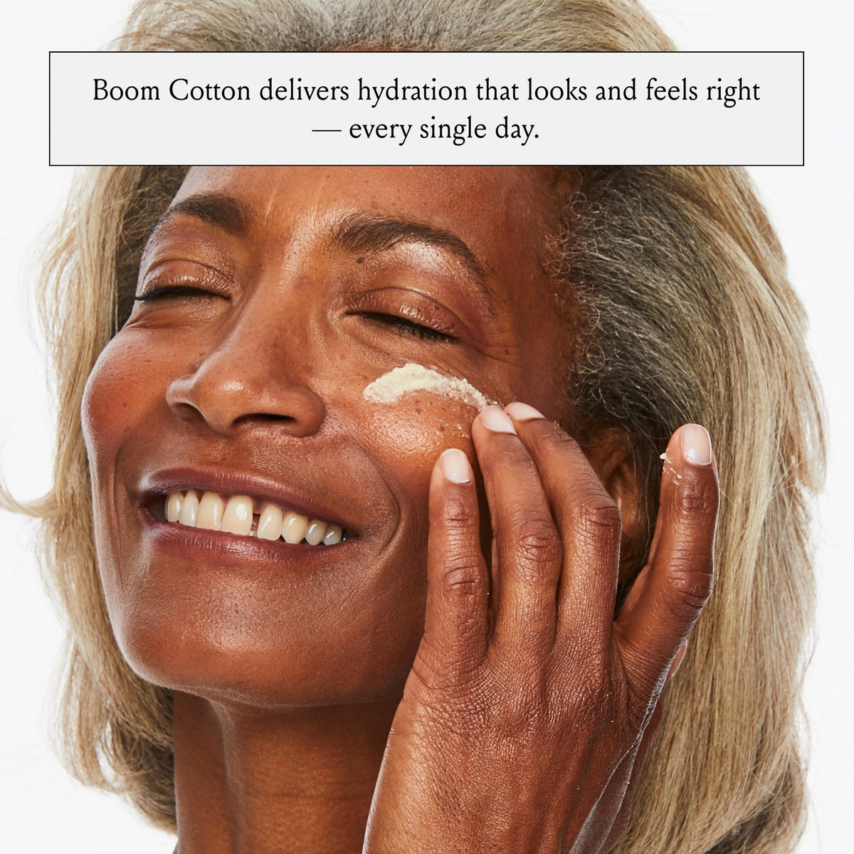BOOM! Cotton Shine Control Moisturizer oil-free hydration without a greasy residue