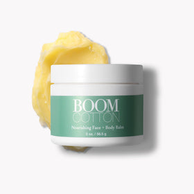 BOOM! Cotton Shine Control Moisturizer texture close-up with matte finish for shine-free skin