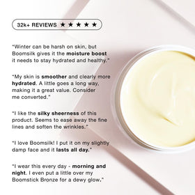 Sensitive skin use: applying Boomsilk to the face