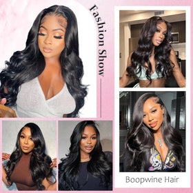 Boopwine body wave bundles ready for sew-in application shows daily wear-ready texture.