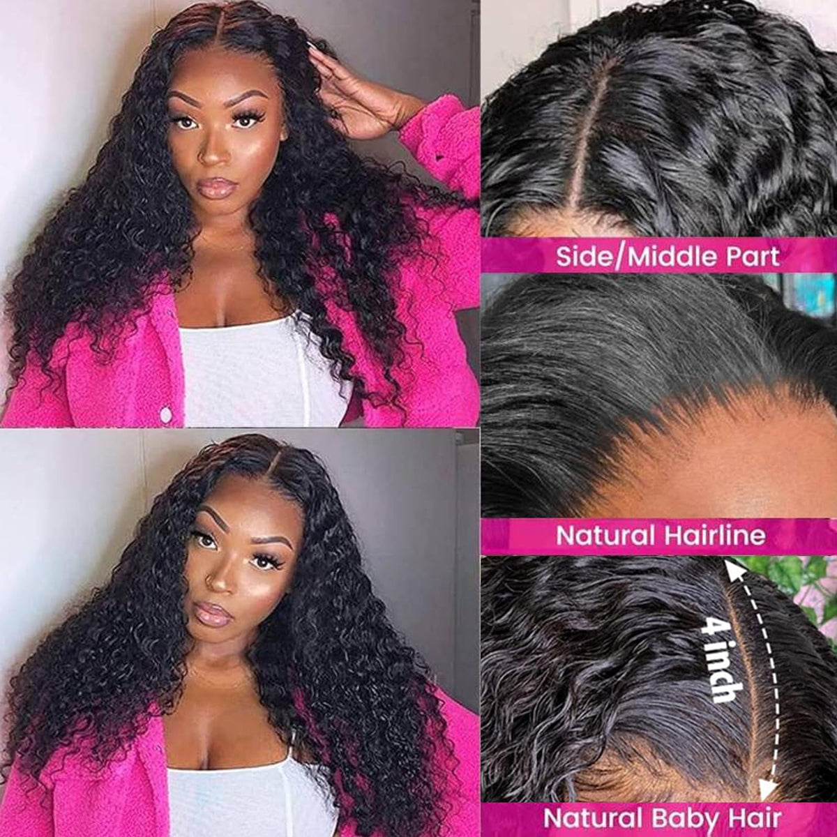 Boopwine Brazilian virgin Remy closure offers true length and versatility.