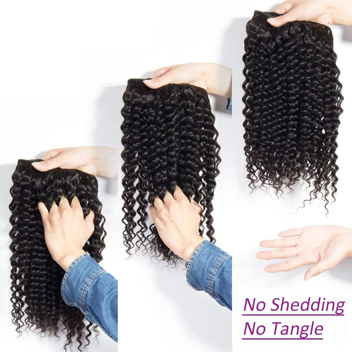 Boopwine double machine weft provides smooth, tangle-free wear.