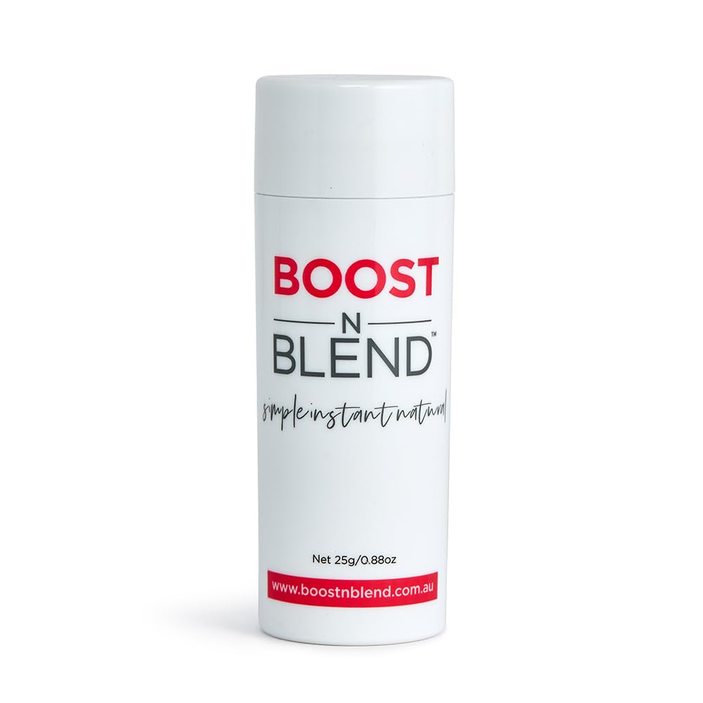 Boost N Blend Hair Volumizer powder dispenser for mess-free, precise application and instant volume.