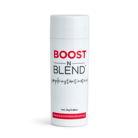 Boost N Blend Hair Volumizer powder dispenser for mess-free, precise application and instant volume.
