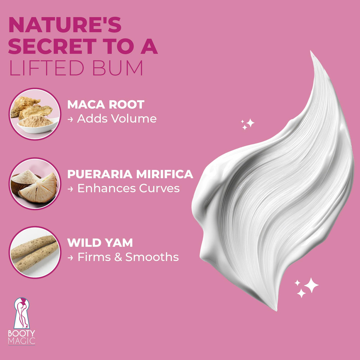 Booty Magic aloe vera moisturizes for soft, refreshed skin