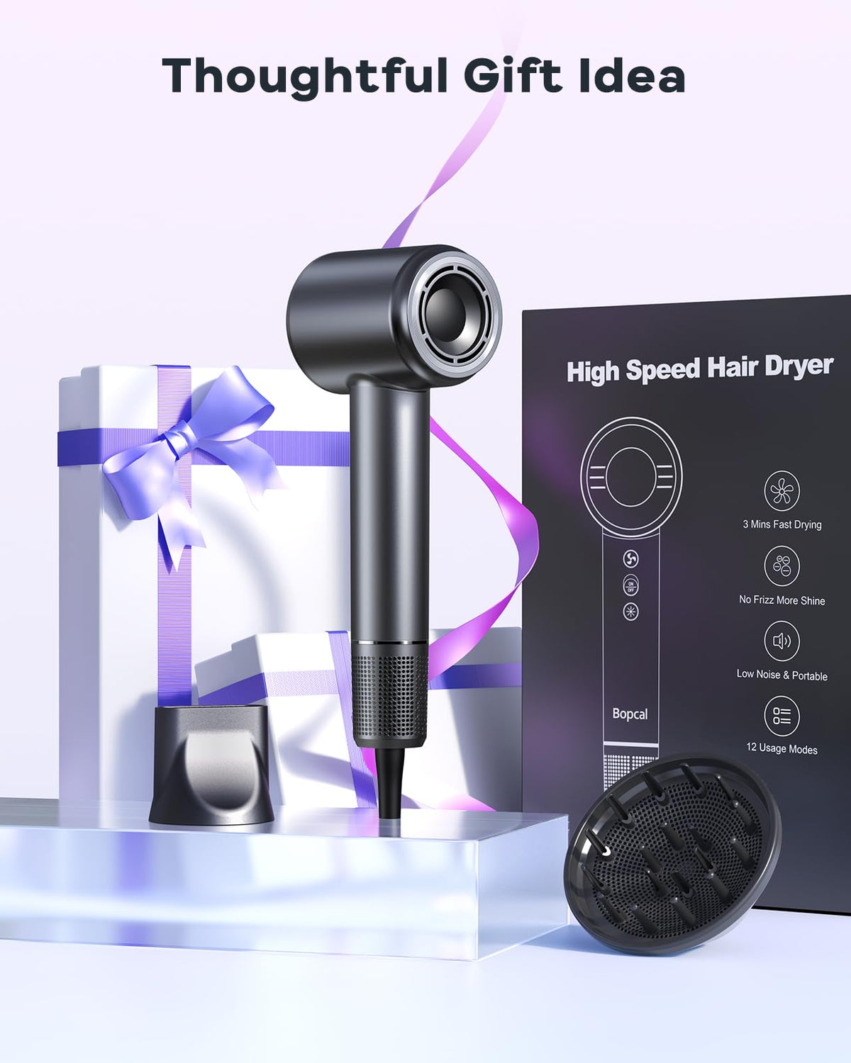 Bopcal low-noise design stays quiet during styling