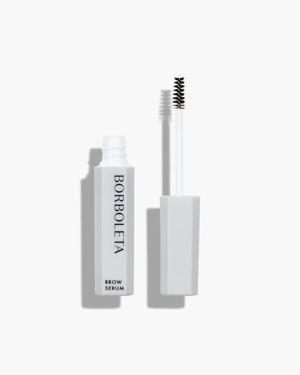 Borboleta Brow Serum bottle and wand for conditioning and fuller-looking brows