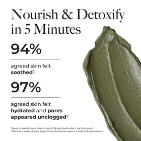Borghese Advanced Fango Active Mud Musk jar closeup signals travel-size mask for weekly purification.