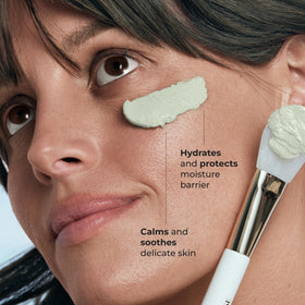 Creamy texture from Borghese Delicato provides hydration for dry skin.