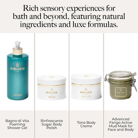 Borghese Bagno di Vita suitable for all skin types in daily routines.