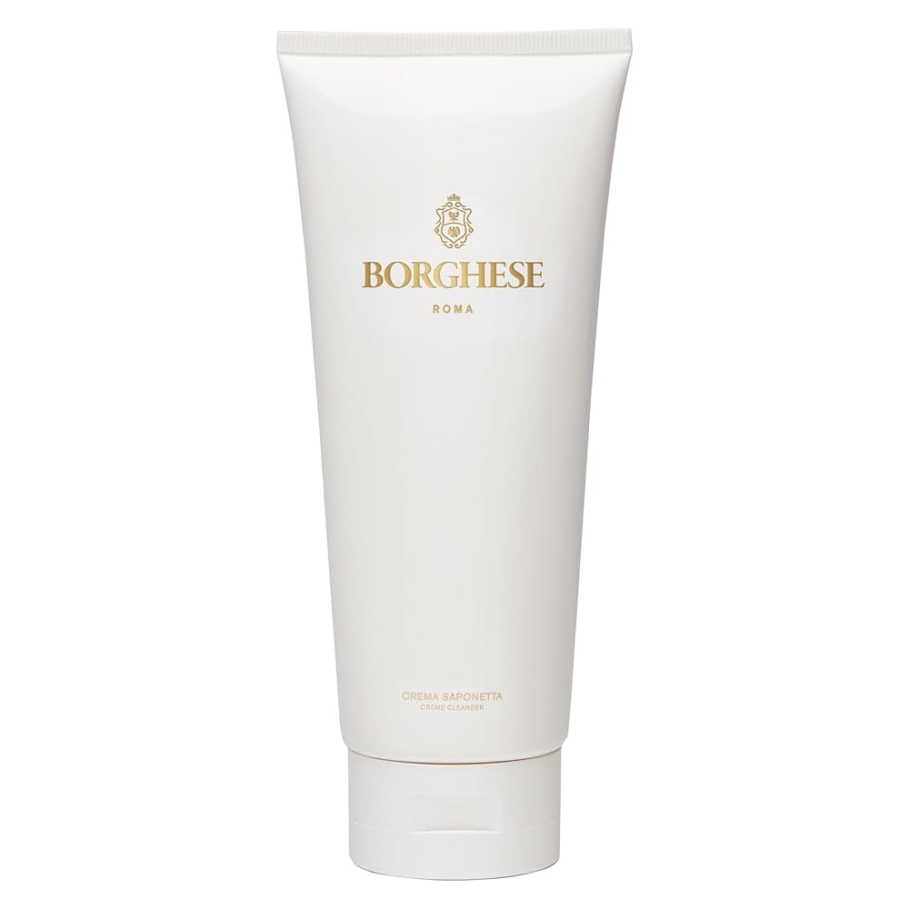 Borghese Crema Saponetta creates a lush foam for a gentle, effective cleanse.