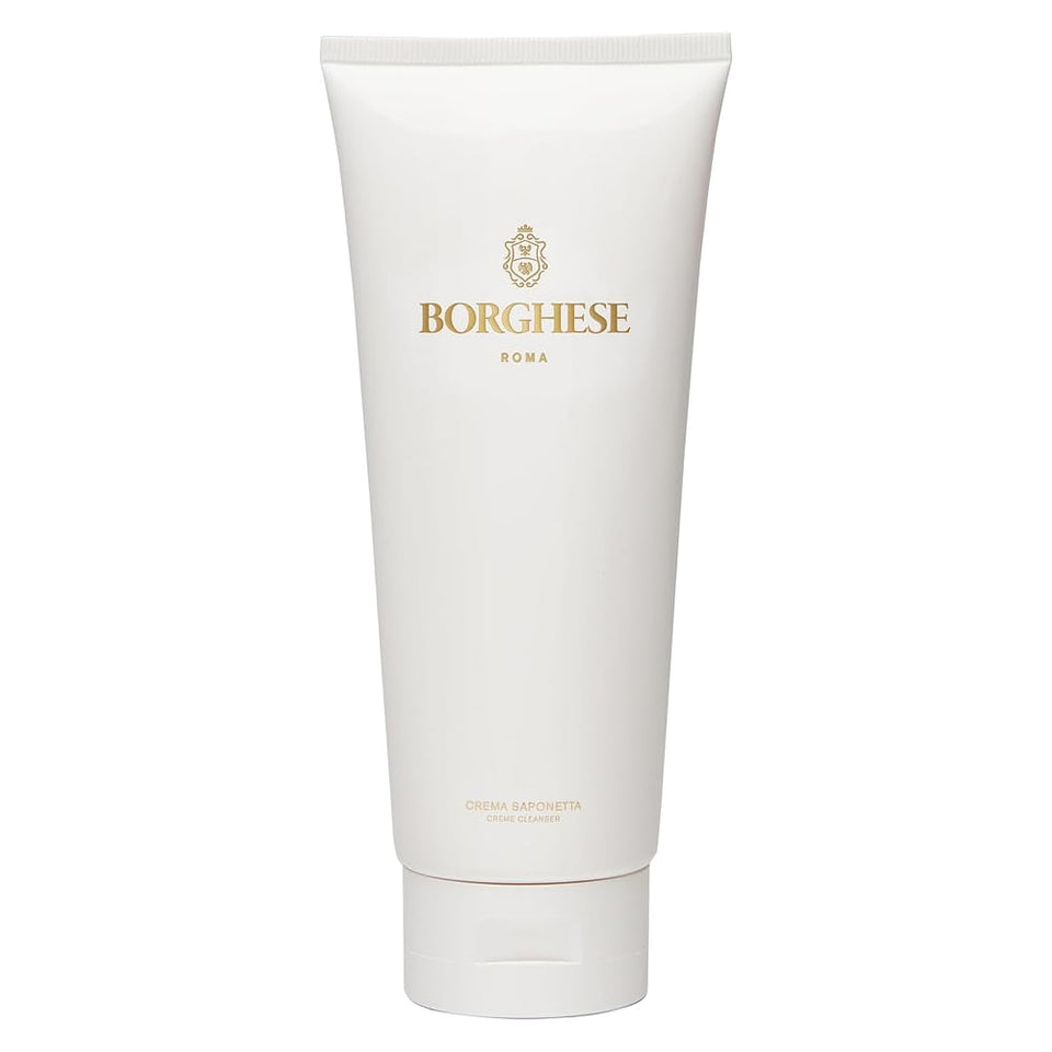 Borghese Crema Saponetta creates a lush foam for a gentle, effective cleanse.