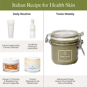Borghese Crema Saponetta rinses clean with no heavy residue left behind.