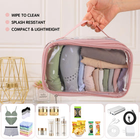 BORMELUN purse friendly clear organizer keeps items visible and accessible