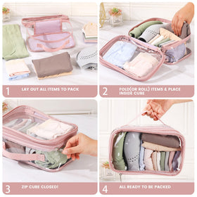 BORMELUN travel pouch neatly fits in luggage or purse for easy packing