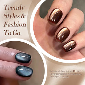 Born Pretty cat magnetic gel gray shade for sophisticated nails