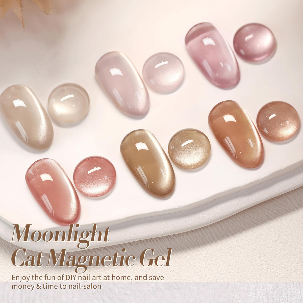 Born Pretty Cat Eye effect shot demonstrates magnetic shimmer