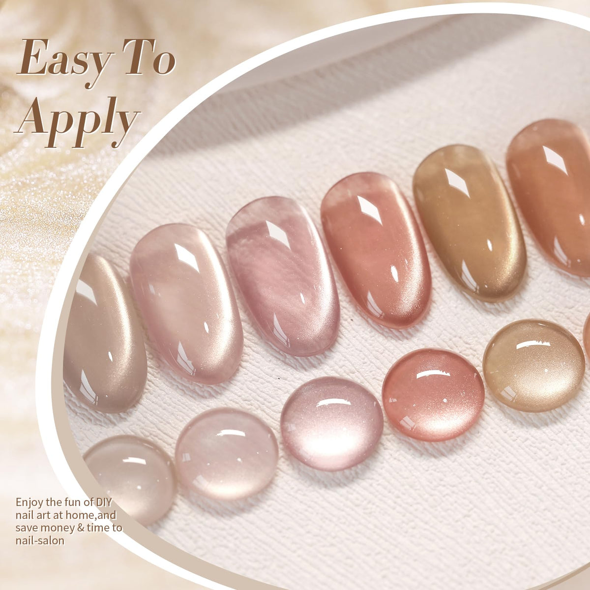 Born Pretty Packaging highlighting six-color gel nail kit