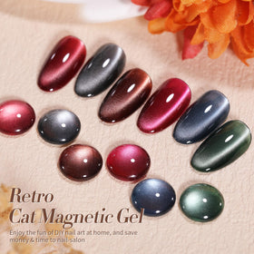 Born Pretty cat magnetic gel pink shade for chic feline-inspired nails