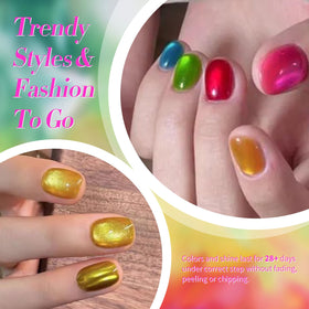 Born Pretty Cat Magnetic Eye Gel Polish Neon Purple Glazed for modern nail art at home
