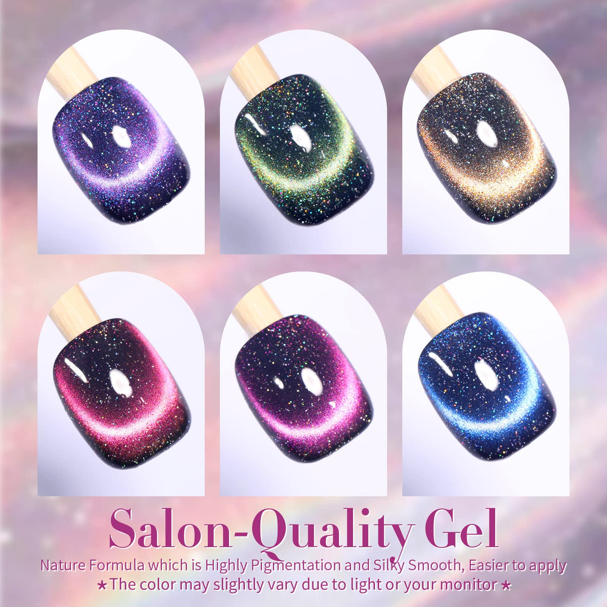 Born Pretty Glitter Neon Shine close-up showing neon sparkle and durable finish.
