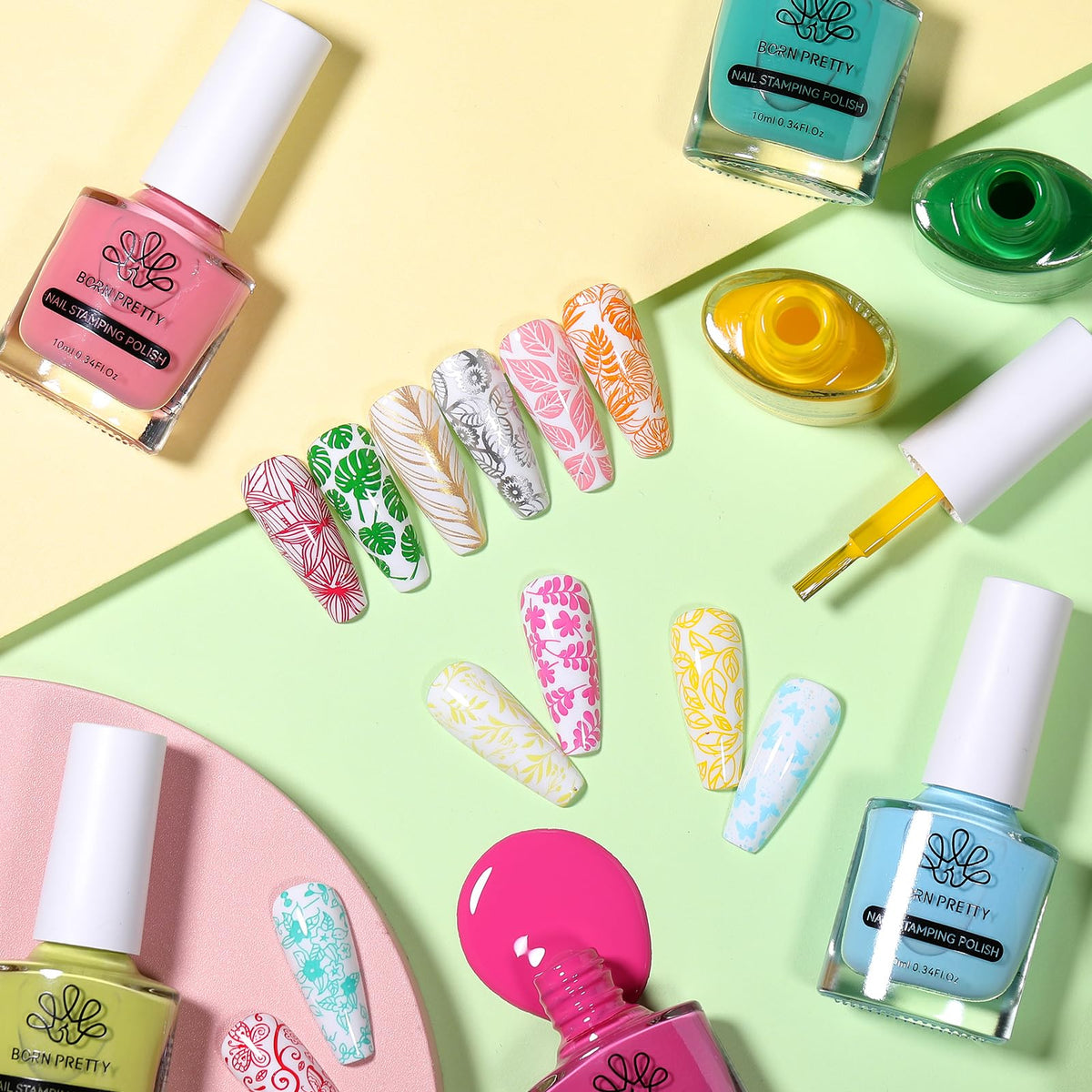 Born Pretty holiday gift box packaging inspires festive nail ideas.