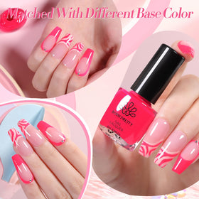 Born Pretty pink nail polish set is perfect for Valentines gifts