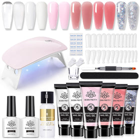 Born Pretty poly extension kit with lamp for easy at-home manicures