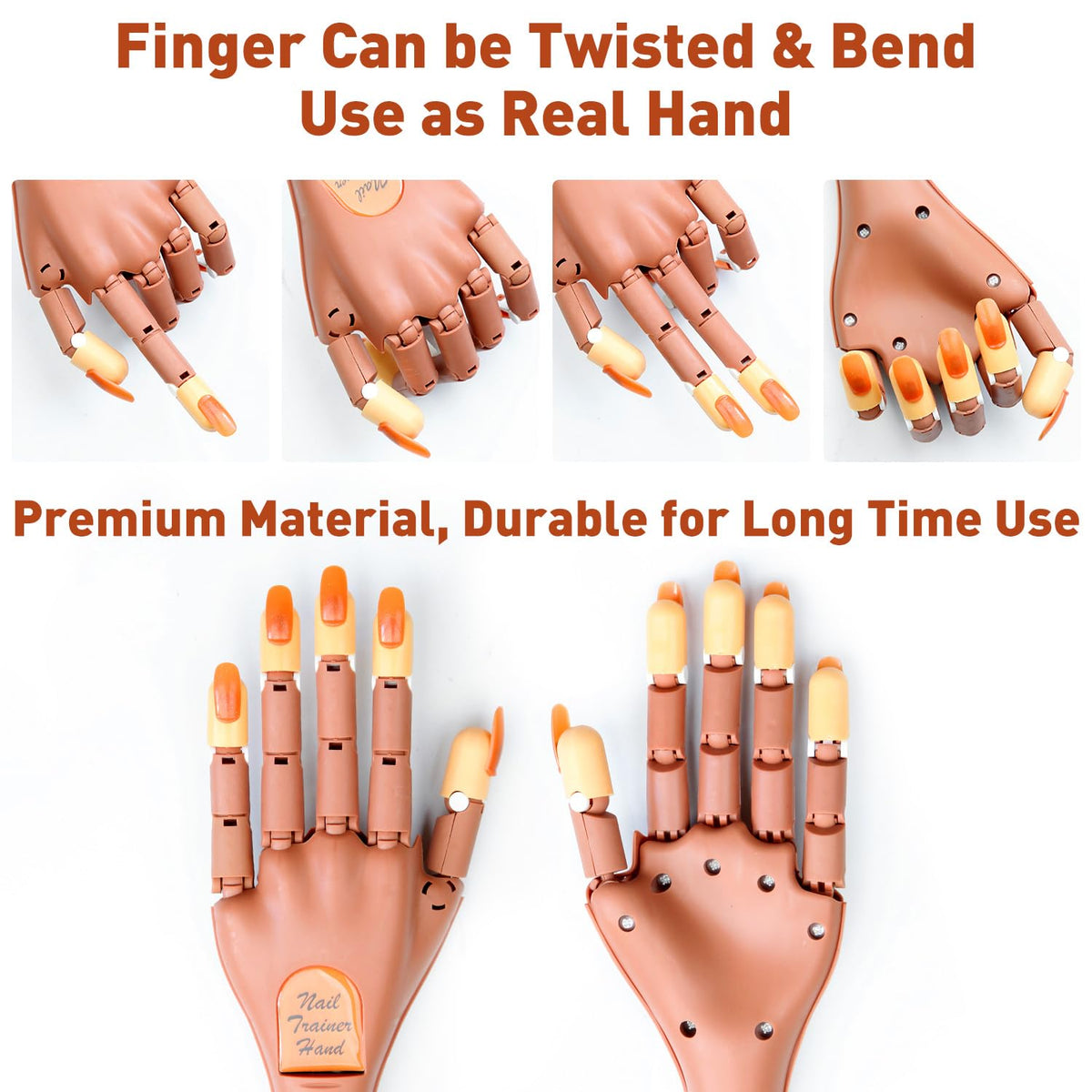 BORNBYME beginners practice nail kit to build basic technique.