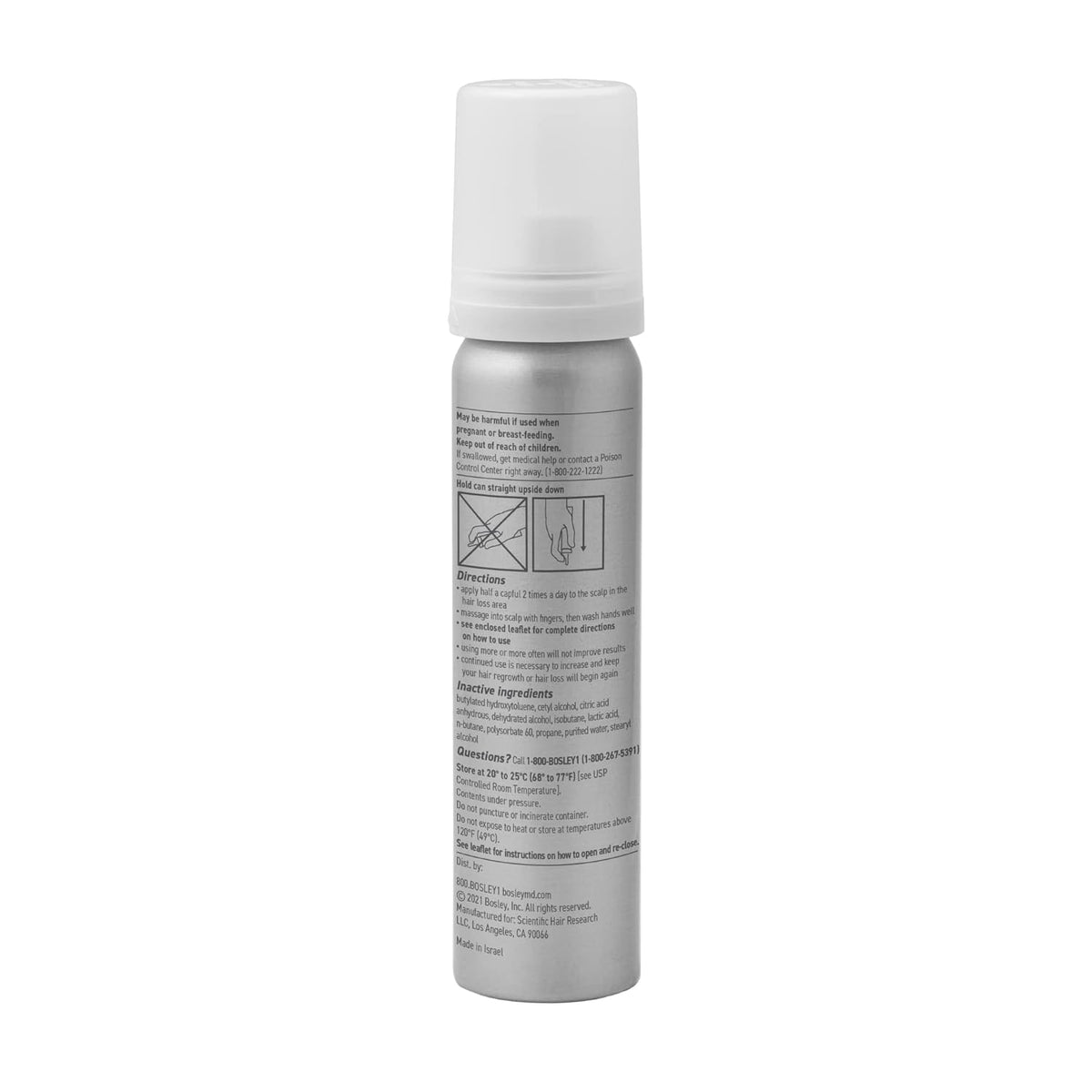 BosleyMD Minoxidil Foam application tips for a convenient daily routine