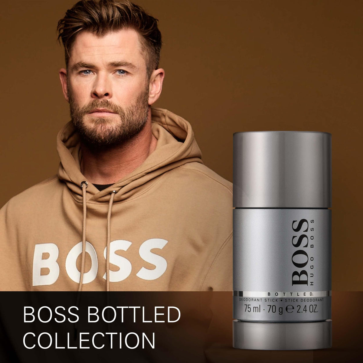 Hugo Boss Boss Bottled deodorant stick 2-4 oz size for everyday use.