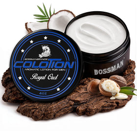 Bossman Colotion Royal Oud bottle front for all-day fragrance.