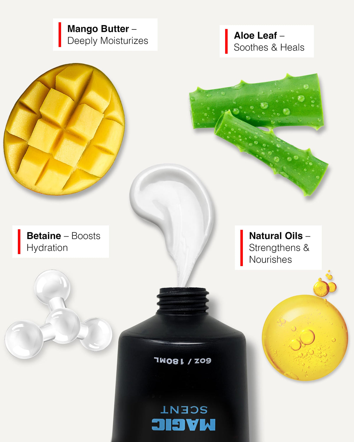 Ingredients highlight: mango butter and aloe in Bossman Fortify formula.