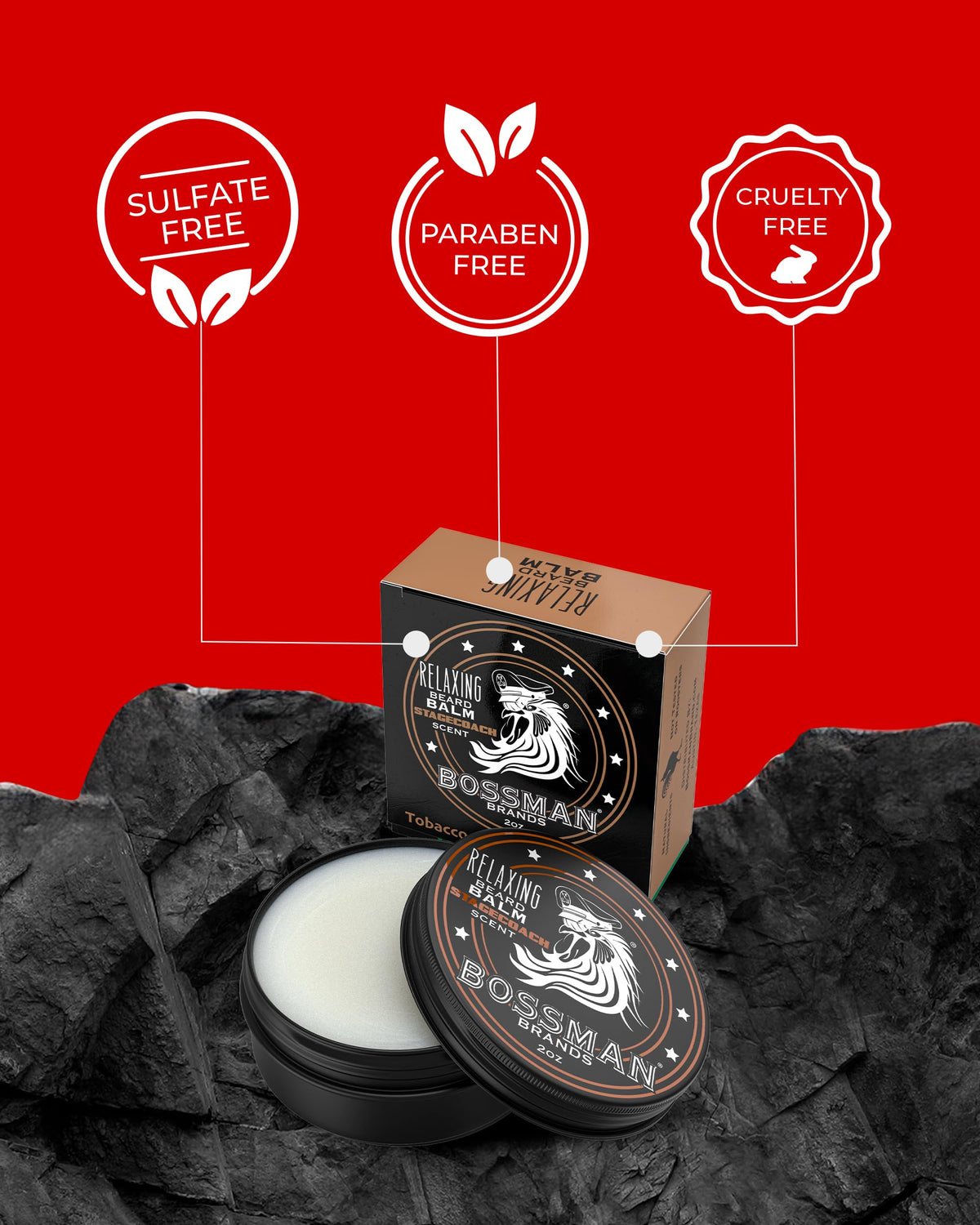 Stagecoach scent notes of leather and tobacco enhance daily grooming