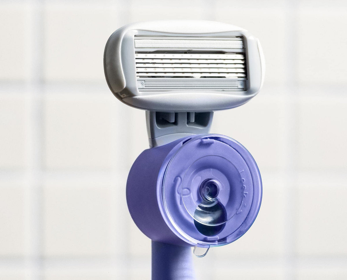 Bostti Margaret Flamingo 5 blade cartridge close up of blades for a smooth shave