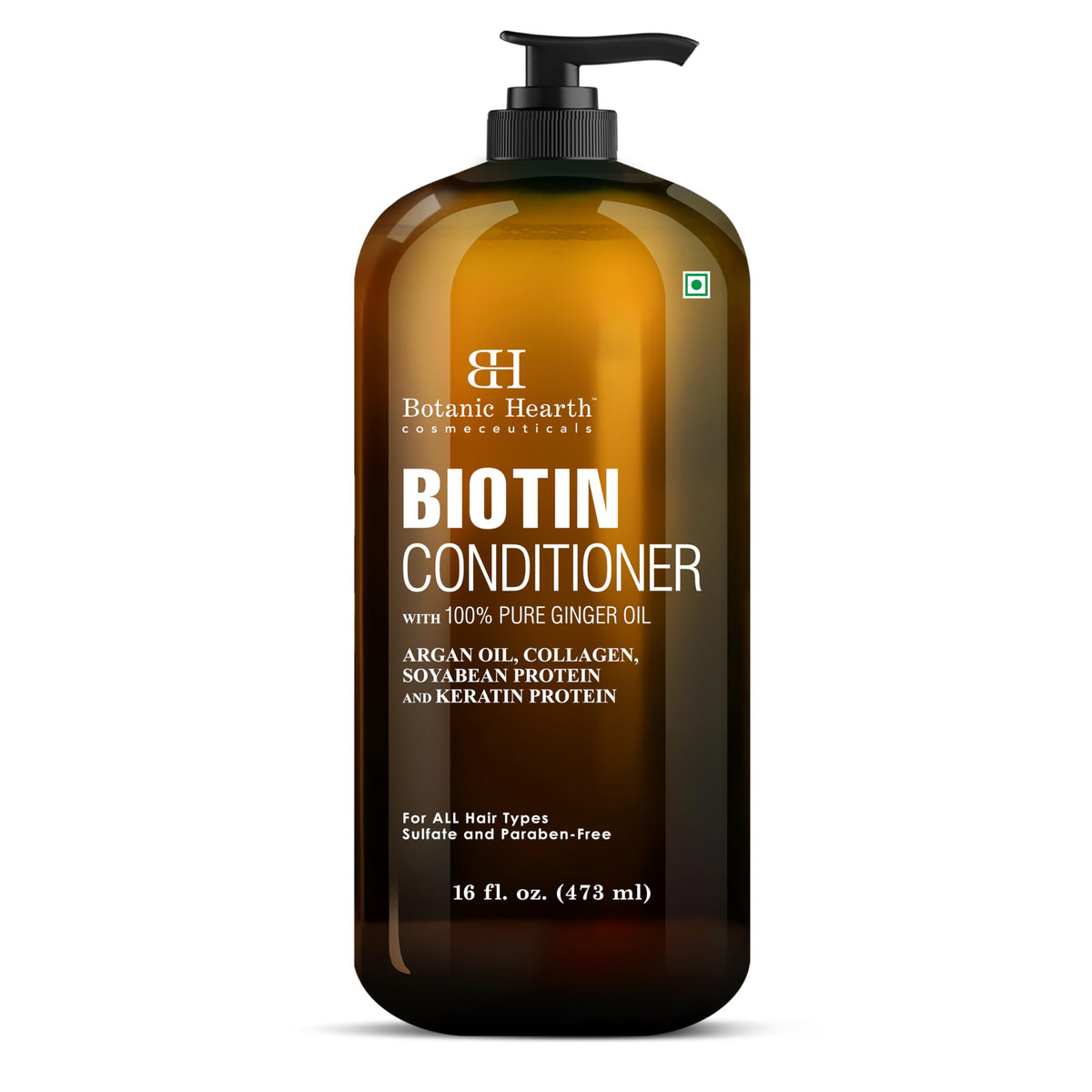 Sulfate-free Botanic Hearth packaging emphasizes cruelty-free USA-made product