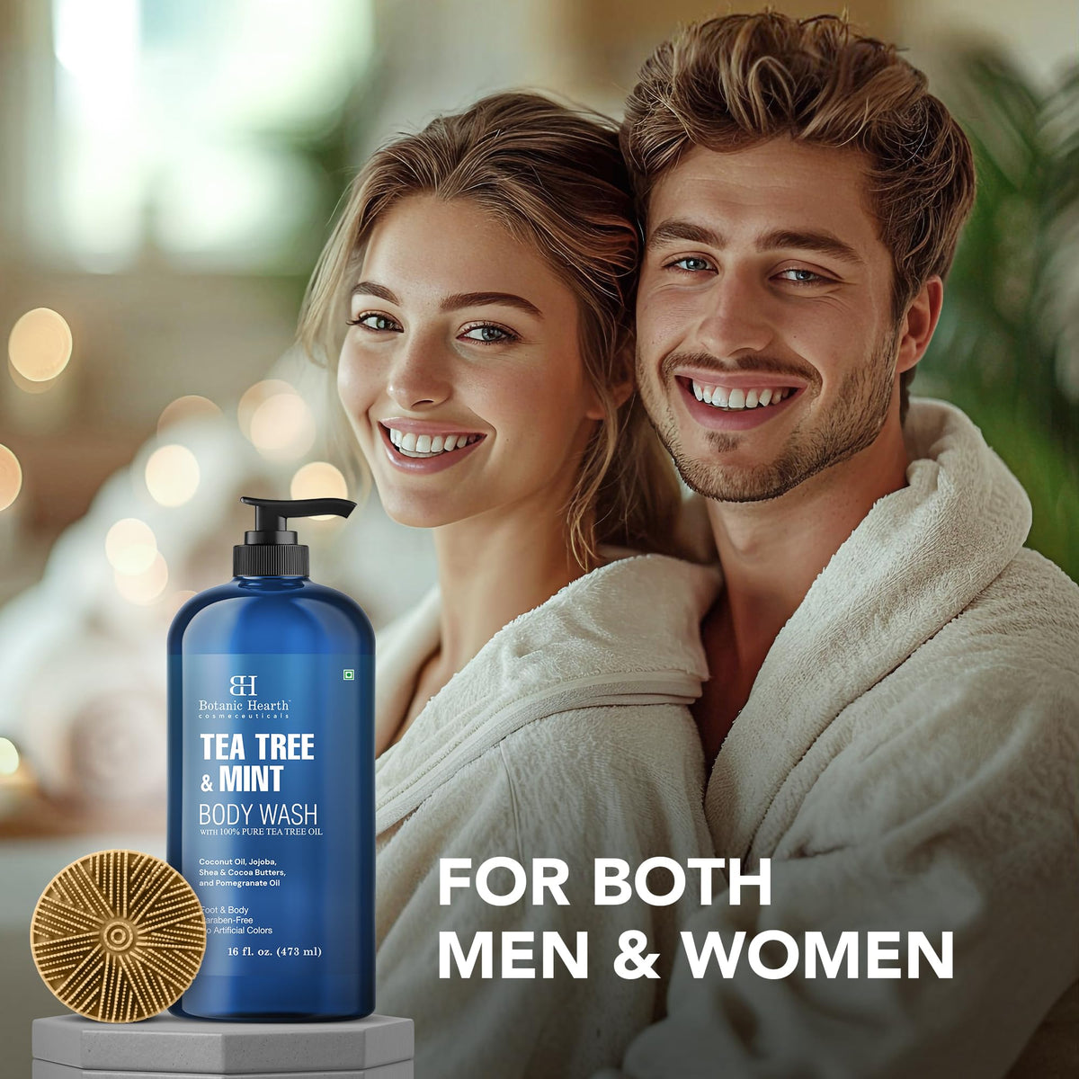 Botanic Hearth coconut and jojoba oils moisturize skin gently