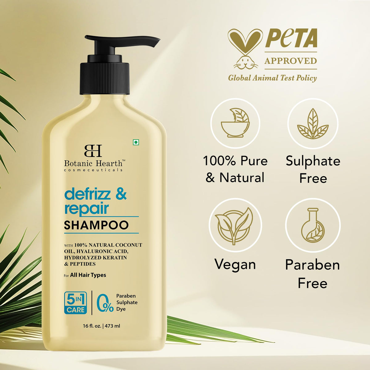Botanic Hearth Coconut Oil Shampoo in a full hair care routine.