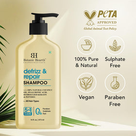 Botanic Hearth Coconut Oil Shampoo in a full hair care routine.