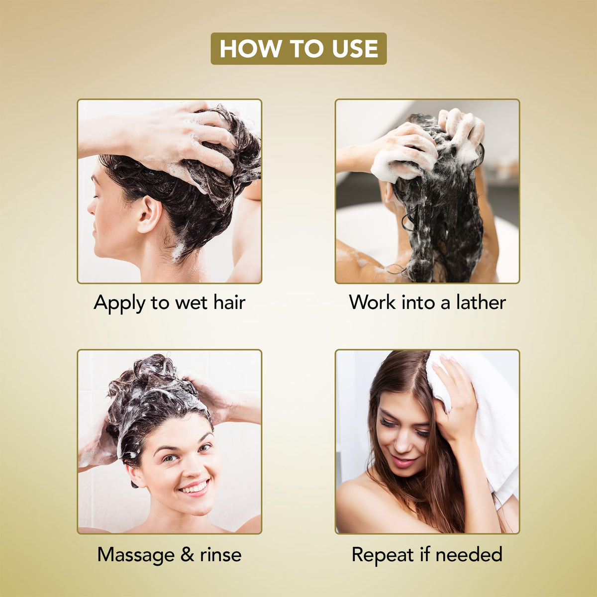 Botanic Hearth Shampoo with keratin and peptides for repair and strength.