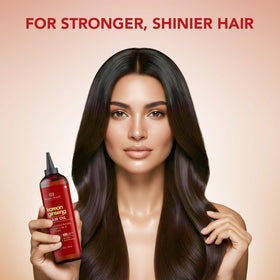 Botanic Hearth bottle in routine demonstrating daily-use lightweight formula