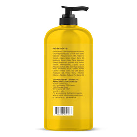 Botanic Hearth Keratin Shampoo being poured promises rich, gentle lather for color-treated hair.