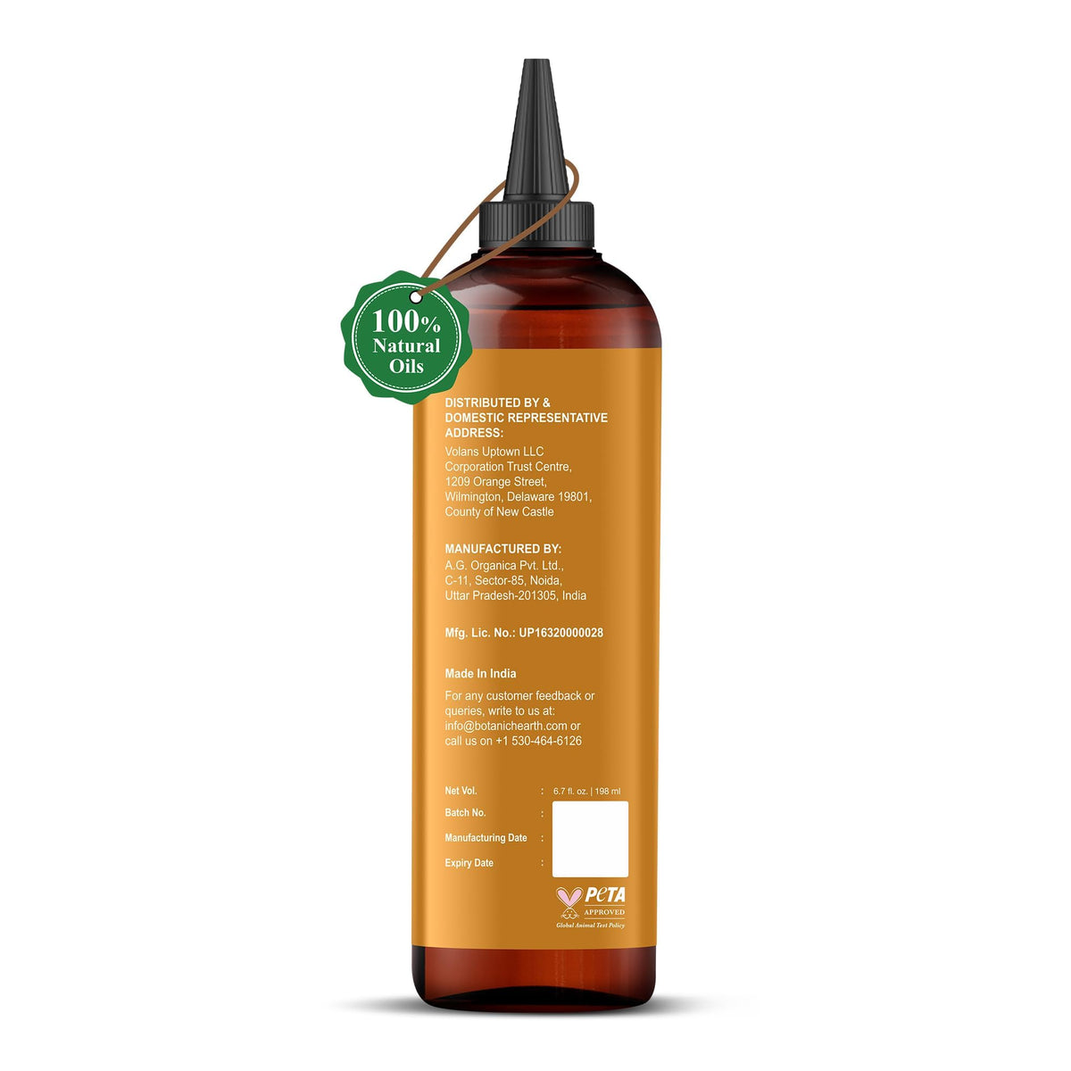 Botanic Hearth natural ingredients label signals clean, cruelty-free formula.
